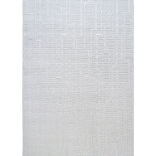 Tapis Salon Aspect Jute Blanc Ivoire 160x225