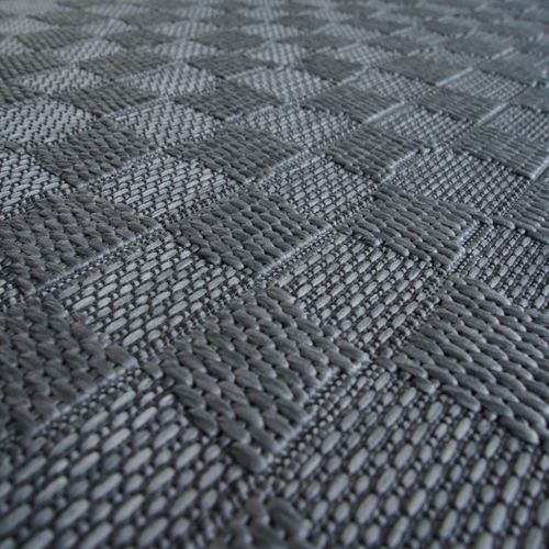 Tapis Salon Aspect Jute Gris 160x225
