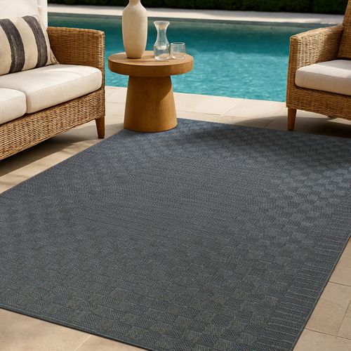 Tapis Salon Aspect Jute Gris 160x225