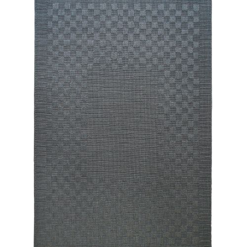Tapis Salon Aspect Jute Gris 160x225