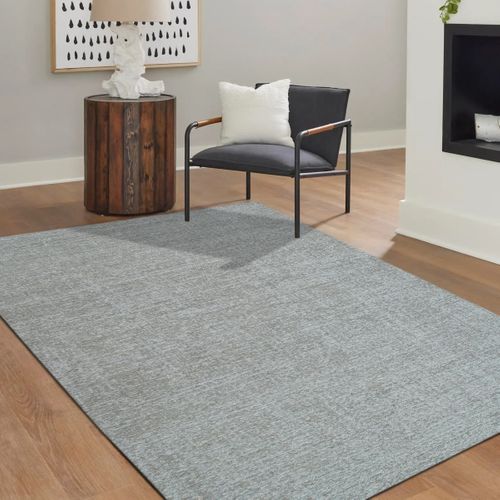Tapis Salon En Laine Gris Kaki 160x230