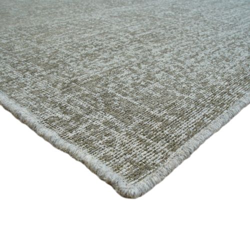 Tapis Salon En Laine Gris Kaki 160x230