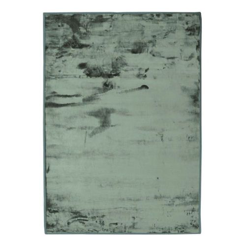 Tapis Salon Extra-doux Effet Velours Vert Foncé 160x230