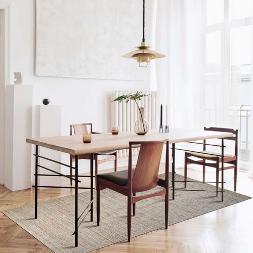 Tapis Salon Moderne Motif Cubes Multicolore Marron 160x230