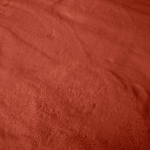 Tapis Salon Imitation Fourrure Extra-doux Terracotta 160x220
