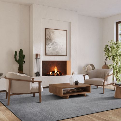 Tapis Salon Vintage Taupe 160x230