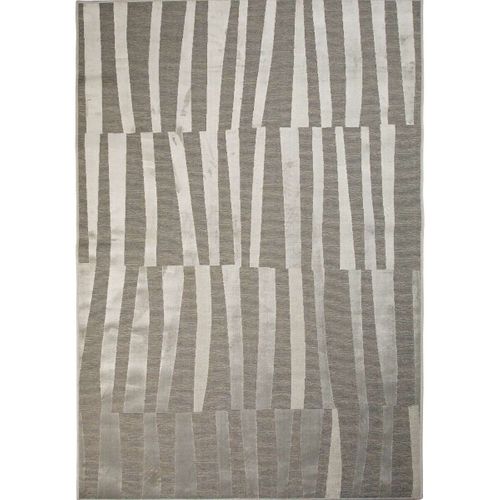 Tapis Salon à Relief Moderne Gris 160x230