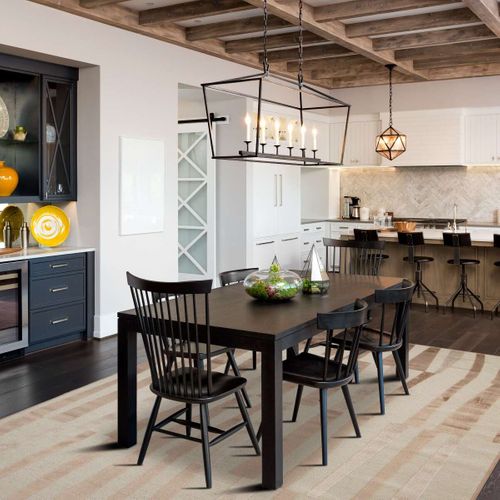 Tapis Salon à Relief Moderne Marron Clair 160x230