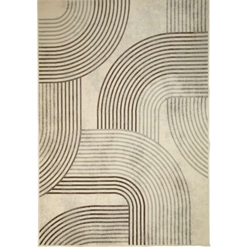 Tapis Salon Moderne Scandinave Écru 160x230