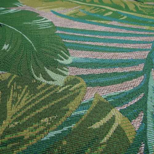 Tapis Salon  Feuilles Vert Multicolore 160x230