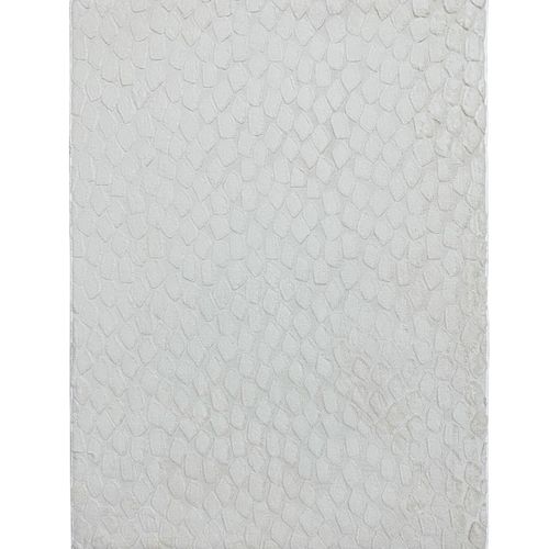 Tapis Salon à Relief Blanc Extra-doux 190x290