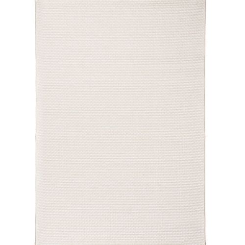 Tapis Salon Aspect Jute Blanc 200x300