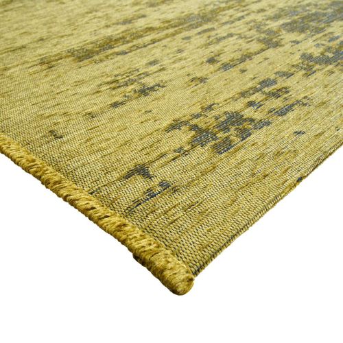 Tapis Salon Moderne Motif Abstrait Jaune 200x290