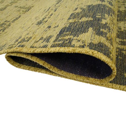 Tapis Salon Moderne Motif Abstrait Jaune 200x290