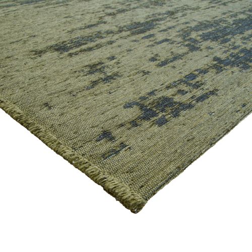 Tapis Salon Abstrait Moderne Vert Kaki 200x290