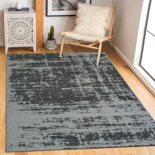 Tapis Salon Abstrait Moderne Taupe 200x290