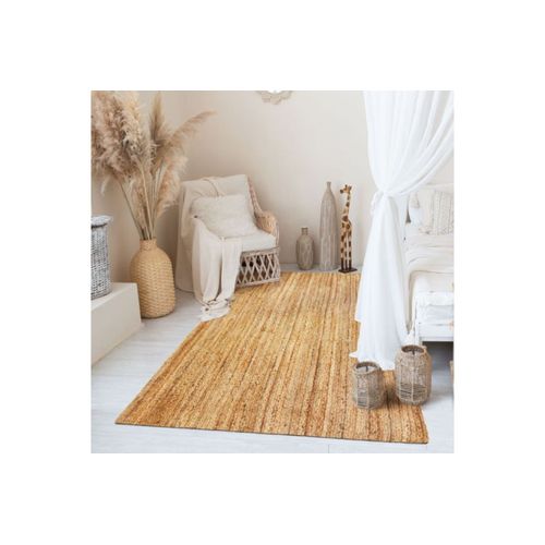 Tapis Artisanal Rectangulaire En Jute Tressé 200x290 - Gardon