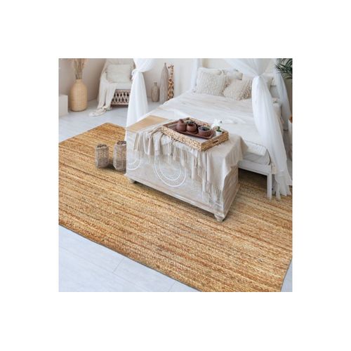 Tapis Artisanal Rectangulaire En Jute Tressé 200x290 - Gardon
