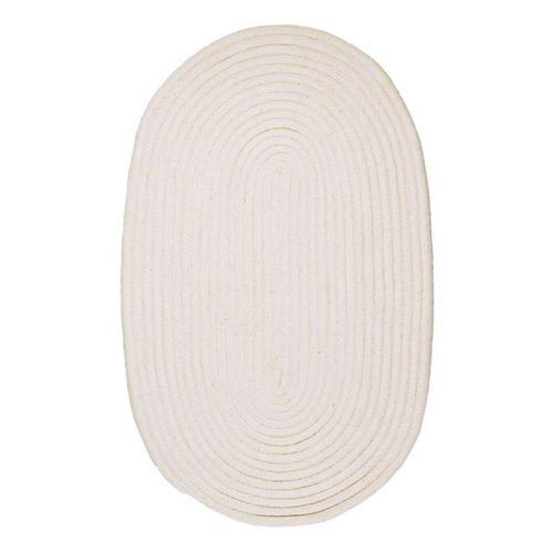 Tapis Salon En Coton Réversible Effet Cordage Écru 50x80