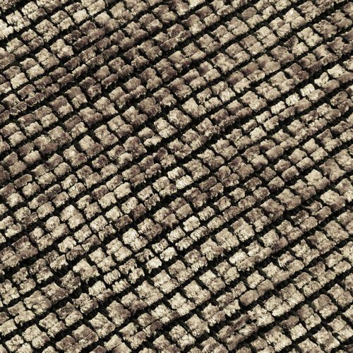 Tapis Salon Tissé Plat Coton Noir Reflet Lumière Gris 80x150