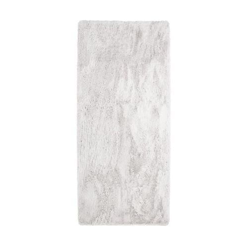 Tapis De Salon Ou Chambre - Microfibre Extra Doux - 80 X 180 Cm - Blanc