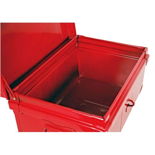 Coffre De Rangement En Acier Rouge Coffre De Rangement 52 Cm