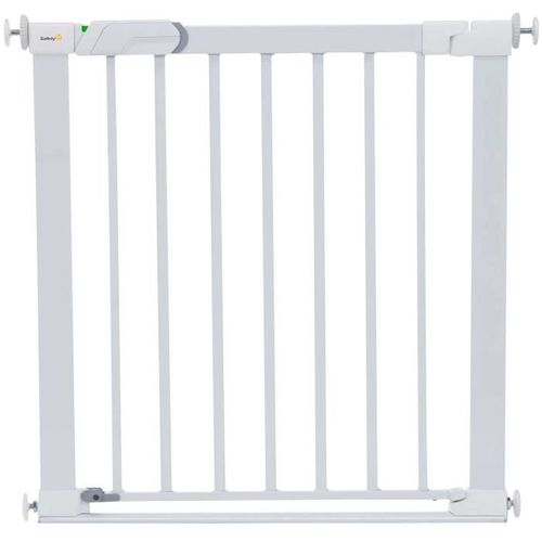 Barrière De Sécurité Enfant Flat Step Barrière Métal Blanc