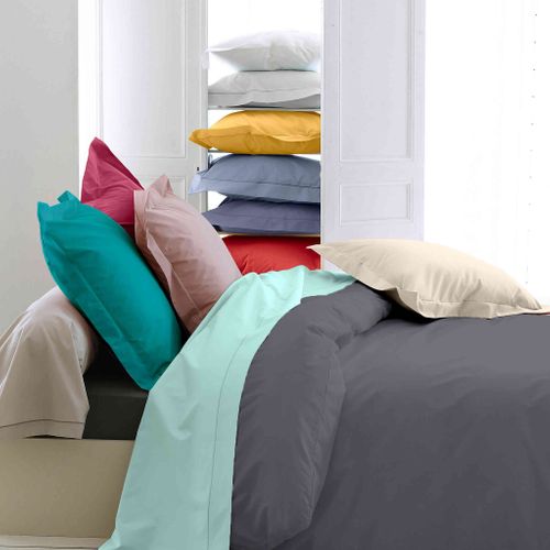 Housse De Couette Percale Made In France Blanc 140x200