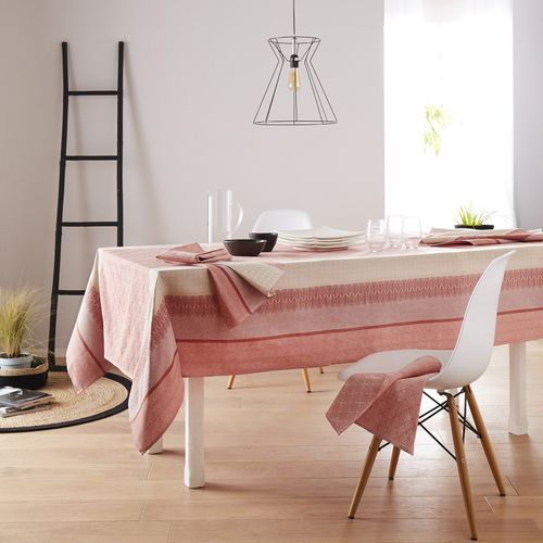 Nappe Enduite Charleston - 150x300 Cm - Orange Corail