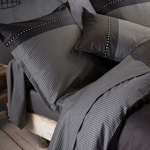 Parure De Lit Satin Enzo Noir 260x240