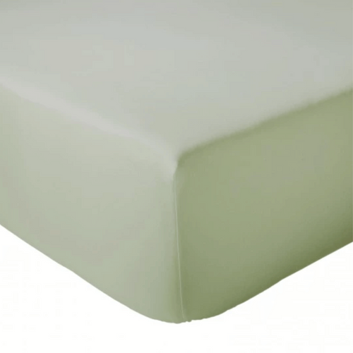 Drap Housse Coton Bonnet 23 Cm Fabriqué En France - 160x190 Cm - Vert Clair