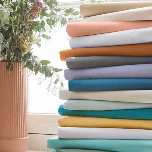 Drap Housse 100% Percale Moka 140x190 Cm