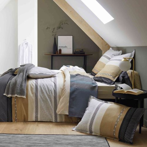 Parure De Lit Percale Marlow Gris 240x220