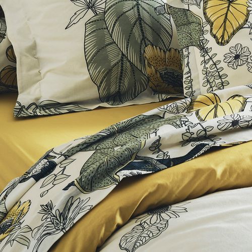 Drap Plat Imprimé Toco - 240x310 Cm - Kaki