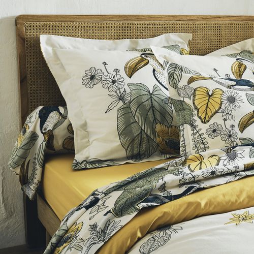 Parure De Draps 5 Pièces Toco - 140x190 Cm - Kaki