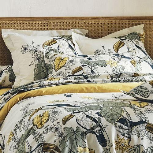 Parure De Draps 5 Pièces Toco - 140x190 Cm - Kaki