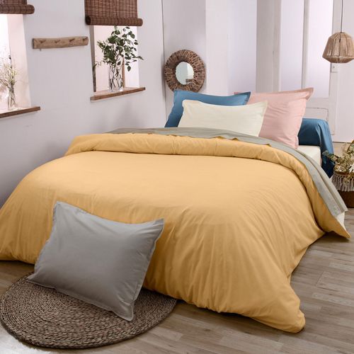 Housse De Couette En Coton Biologique - 260x240 Cm - Jaune