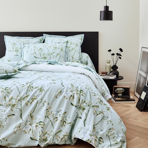 Housse De Couette En Percale De Coton Au Style Anglais - 280x240 Cm - Céladon
