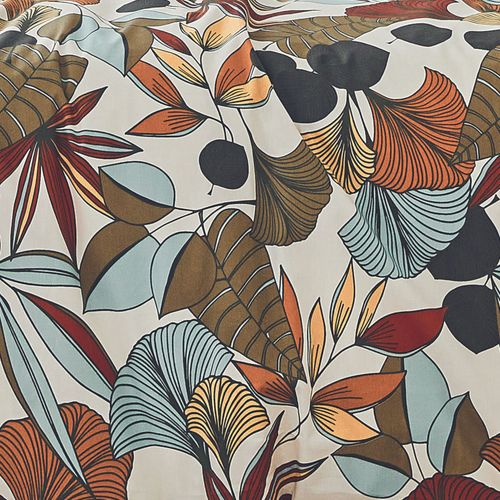 Parure De Couette En Percale De Coton Esprit Nature - 240x220 Cm - Vert