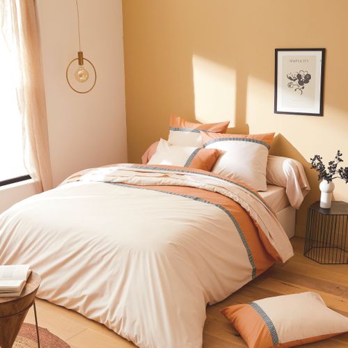 Parure De Lit Macassar Cognac 240x220 cm