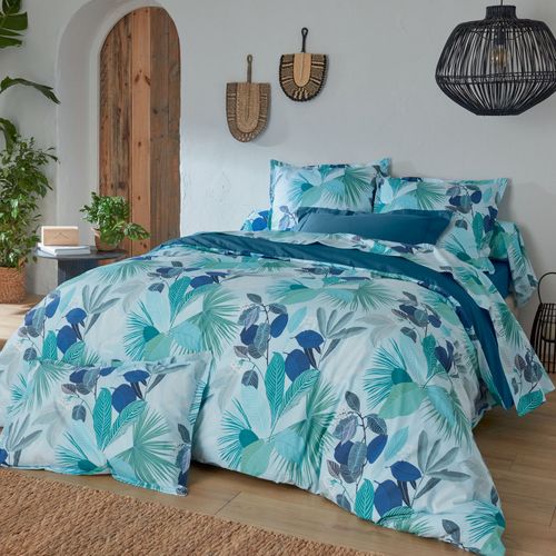 Parure De Couette Au Style Tahitien - 200x200 Cm - Bleu