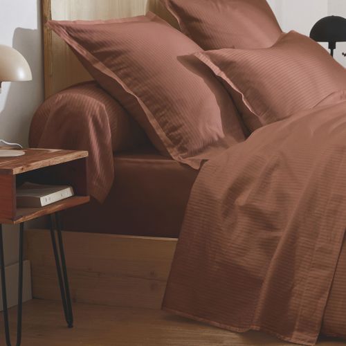 Drap Housse 100% Satin Cuir 140x190 Cm