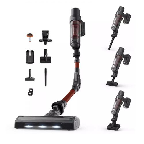 Aspirateur Balai 2en1 Rechargeable 18v Rouge - Rh6a83wo