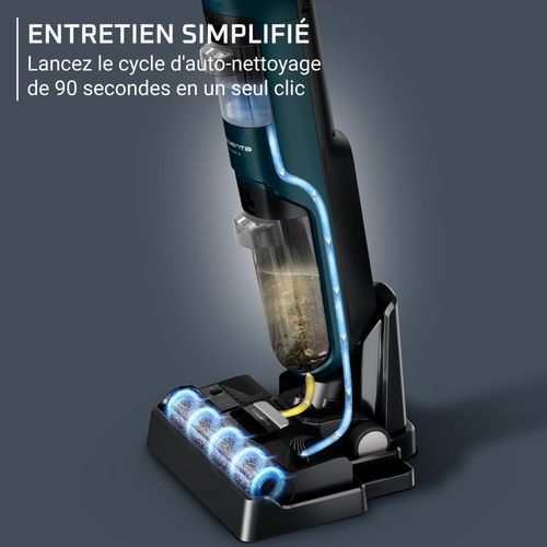 Aspirateur balai laveur ROWENTA GZ2251E0 - 3-en-1 - Noir
