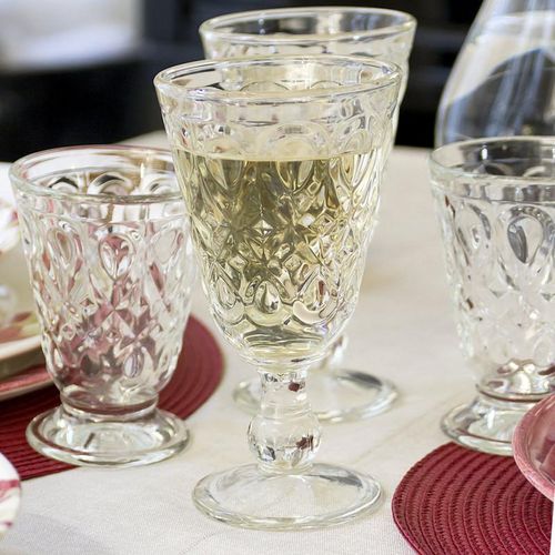 Verre à Vin Lyonnais 23 Cl (lot De 6) En Verre