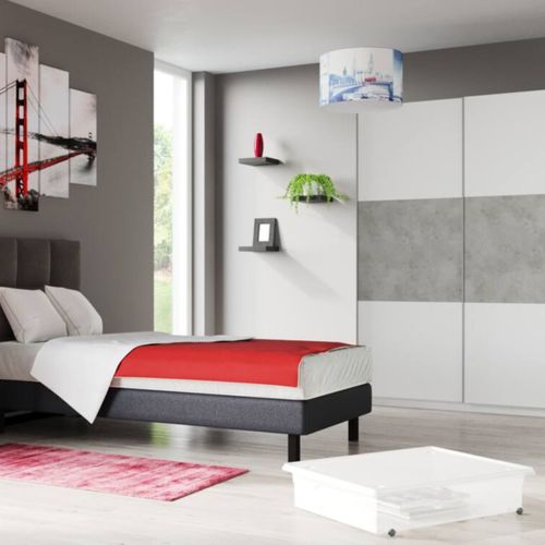 Boîte rangement dessous de lit CBOX MEGA Transparente 55L