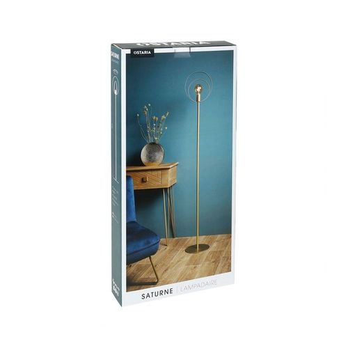 Lampadaire Métal Doré H160 Saturne - Or