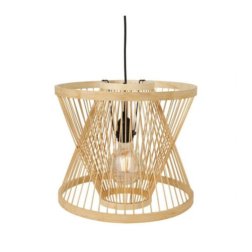 Suspension En Bambou Kayla Sablier - Naturel Clair