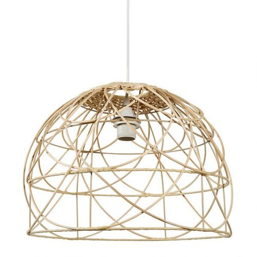 Suspension En Rotin Victoria D43 Gm - Naturel Clair