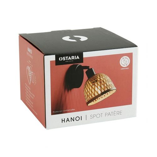 Spot Hanoi En Métal Et Bambou - Naturel Clair